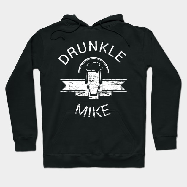 Mens Drunkle Mike Shirt  Funny Drunk Uncle Beer Hoodie by lohstraetereva